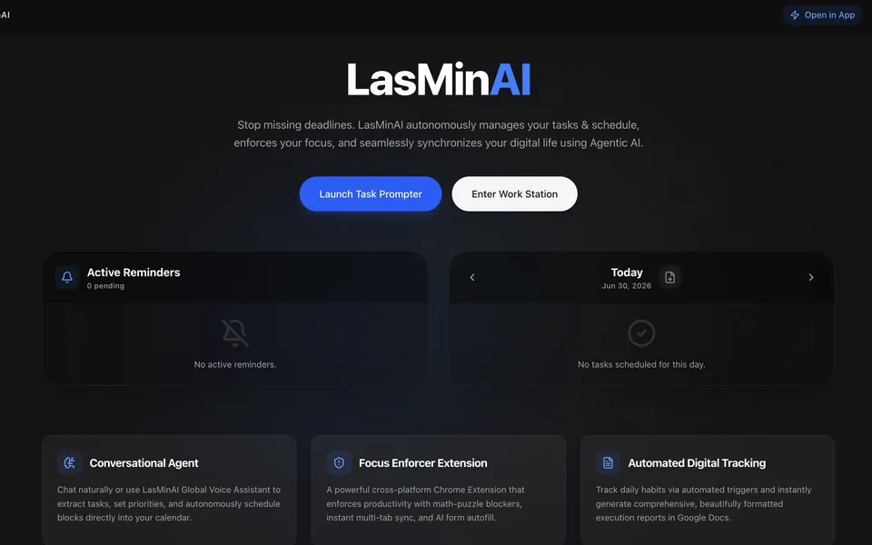 LasMinAI dashboard